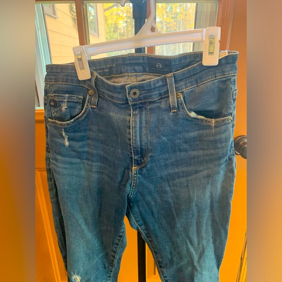 Adriano Goldschimied Farah Skinny Ankle High Rise Jeans - Picture 4 of 4